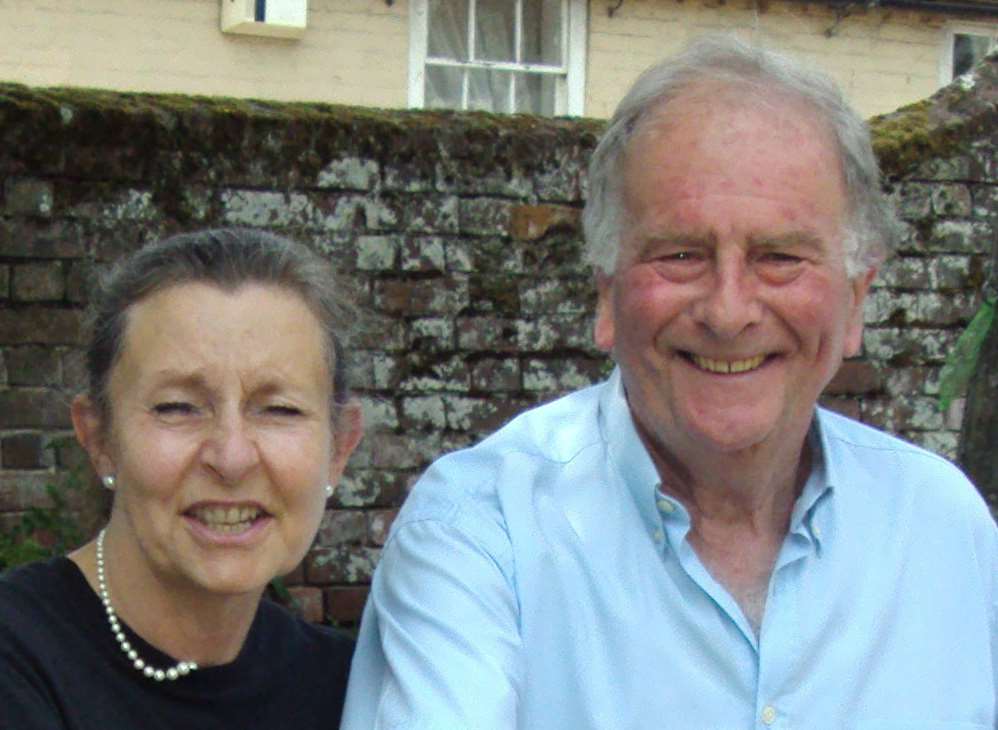Sir Roger Gale with wife Suzy