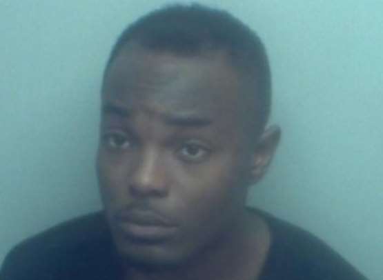 Tunmi Osifeso, 23, from Chatham, has been locked up. Picture, Kent Police.