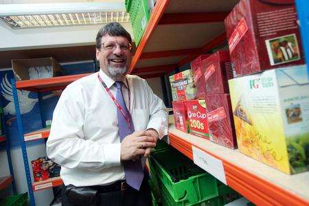 Chris Norman is taking on the role of interim family food bank co-ordinator in Sheerness