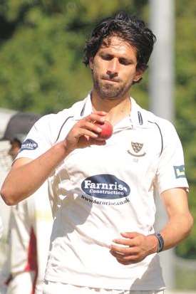 Amjad Khan took three wickets for Lordswood against Bexley