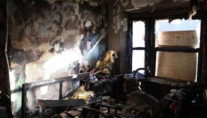 Christmas presents for the Skinner's children were destroyed in the blaze