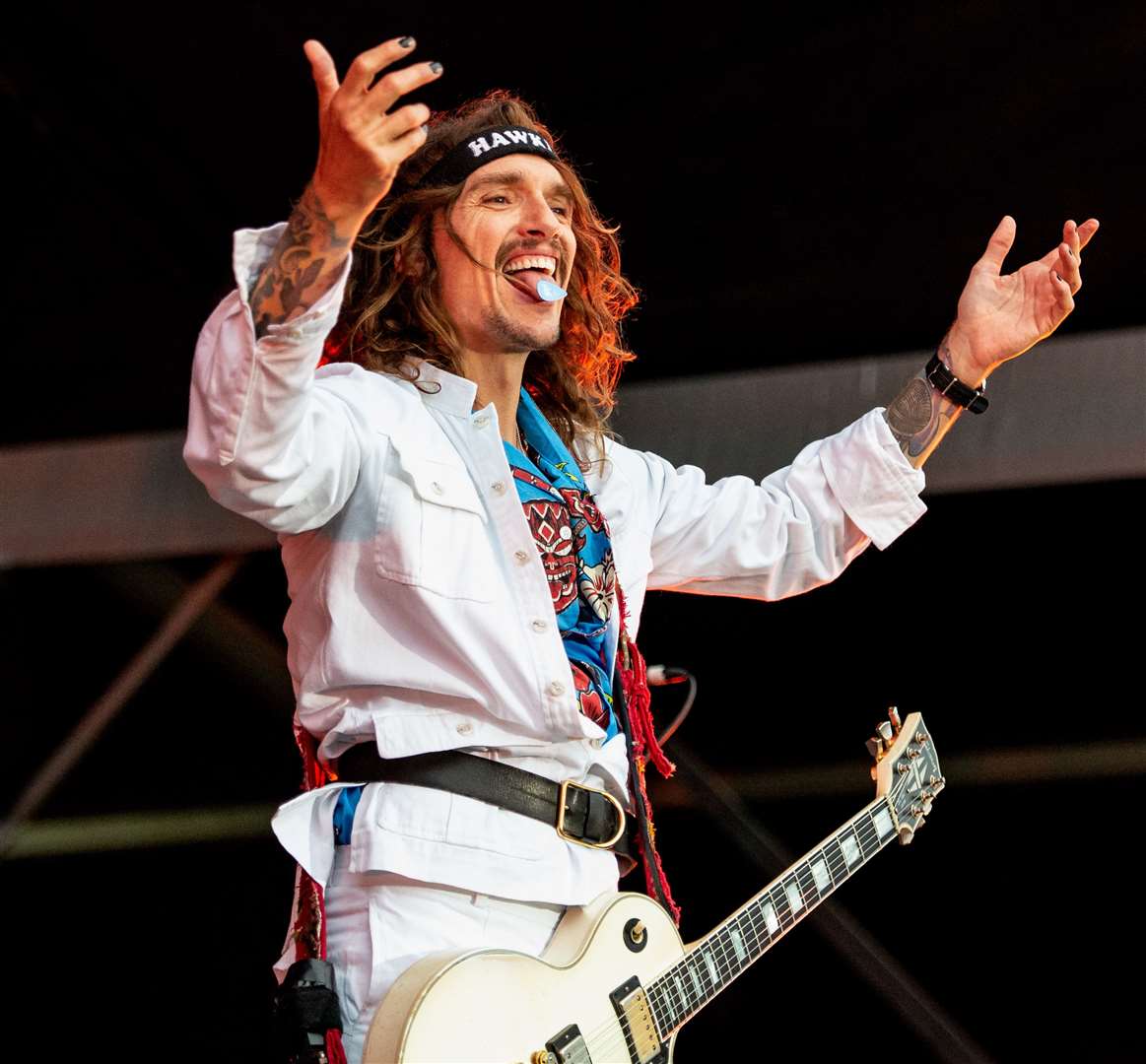 Justin Hawkins of The Darkness Picture: Chris White