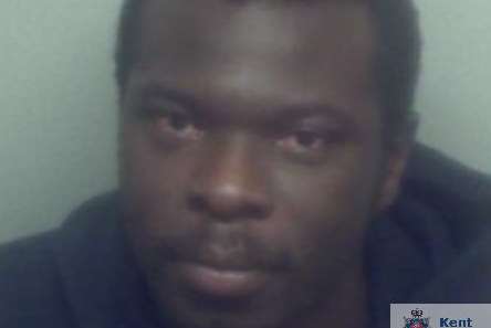 Abiola Adenmosun, 27, has been locked up. Picture Kent Police.