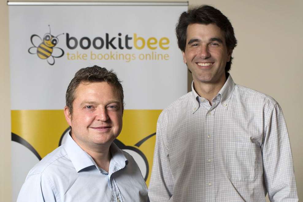 Bookitbee founders Kenton Ward, left, and Frank Di Mauro