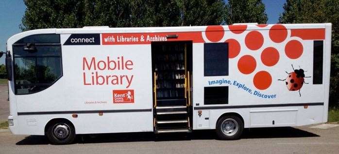 A mobile library. Picture: KCC