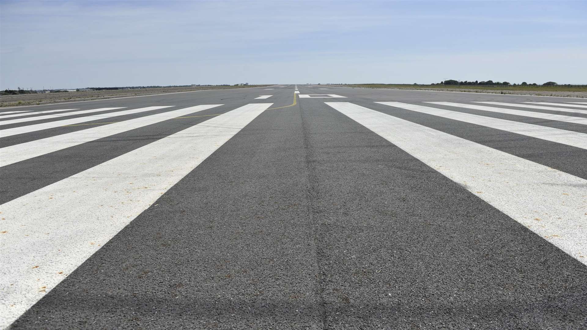 The Manston Airport runway