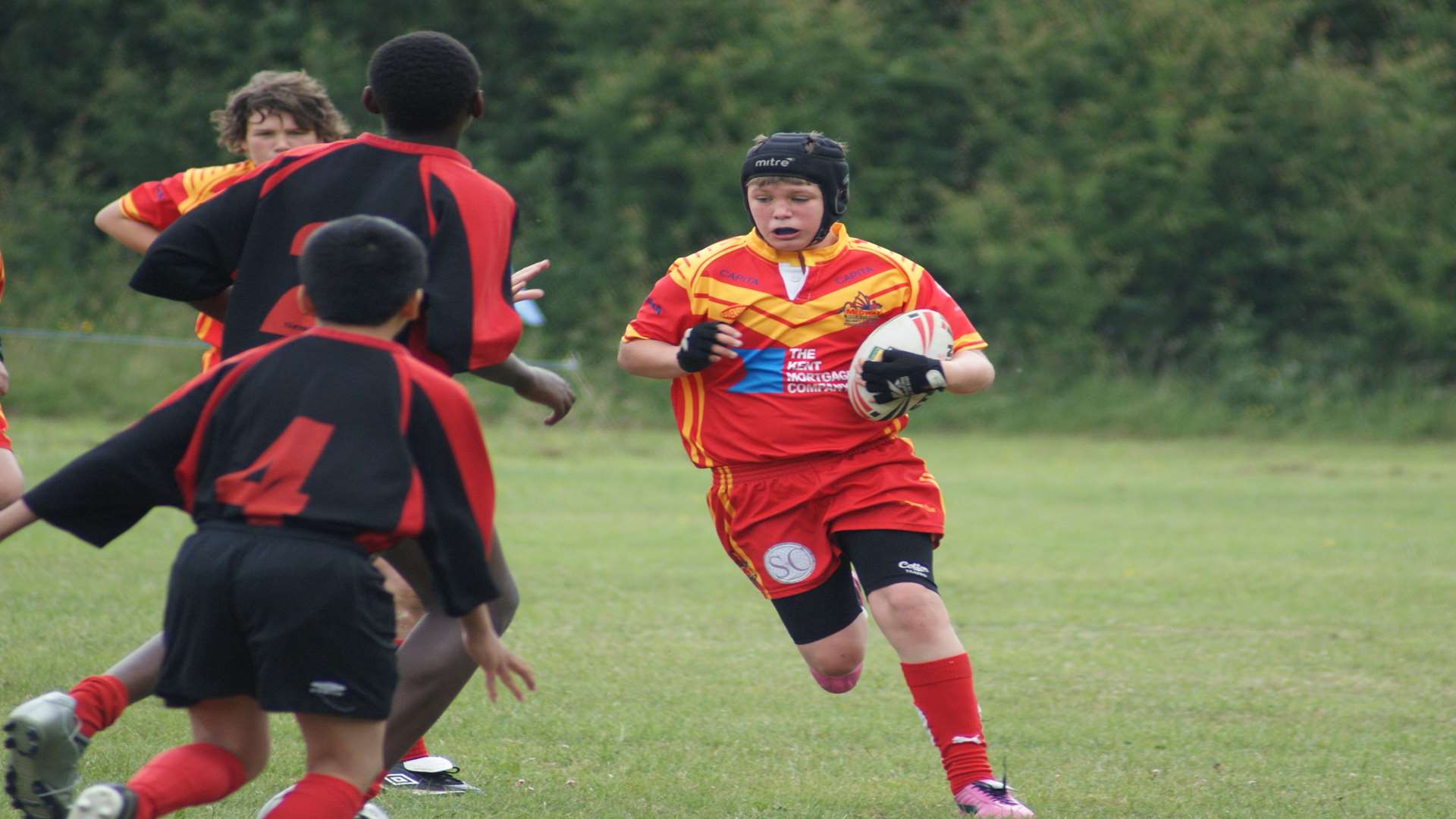 Robert Butler in action as a junior with the Medway Dragons