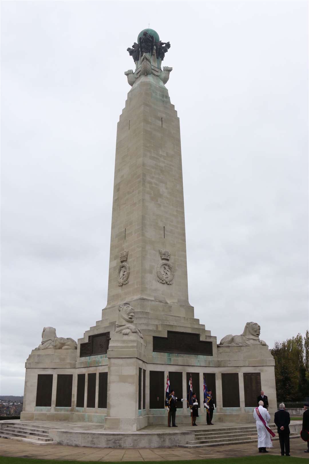 Chatham Naval Memorial bears the name of 19,000 sailors from the First and Second World Wars. Picture: Tony Stigle