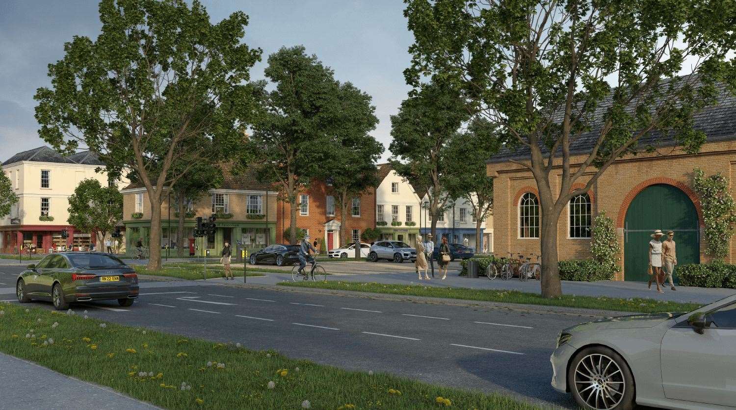 What the South East Faversham neighbourhood could look like. Picture: Duchy of Cornwall