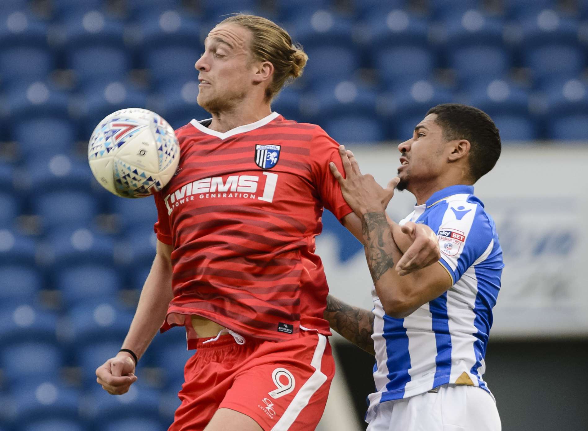 Tom Eaves in pre-season action at Colchester. Picture: Andy Payton