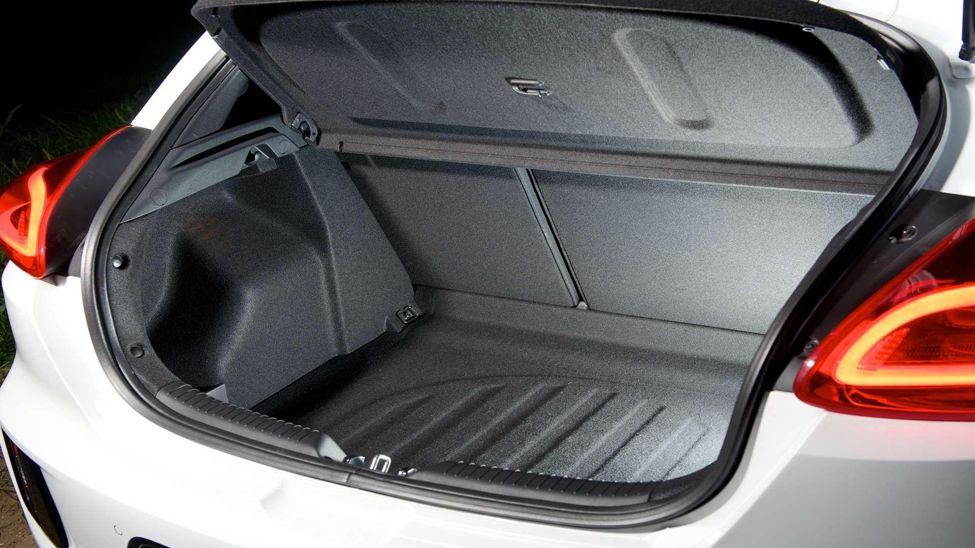 The boot will hold 380-litres of your luggage with the rear sears in place