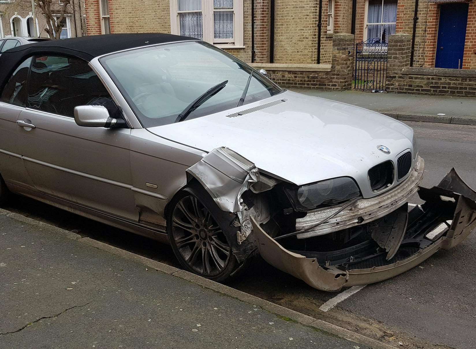 The silver BMW was found in Cavendish Road