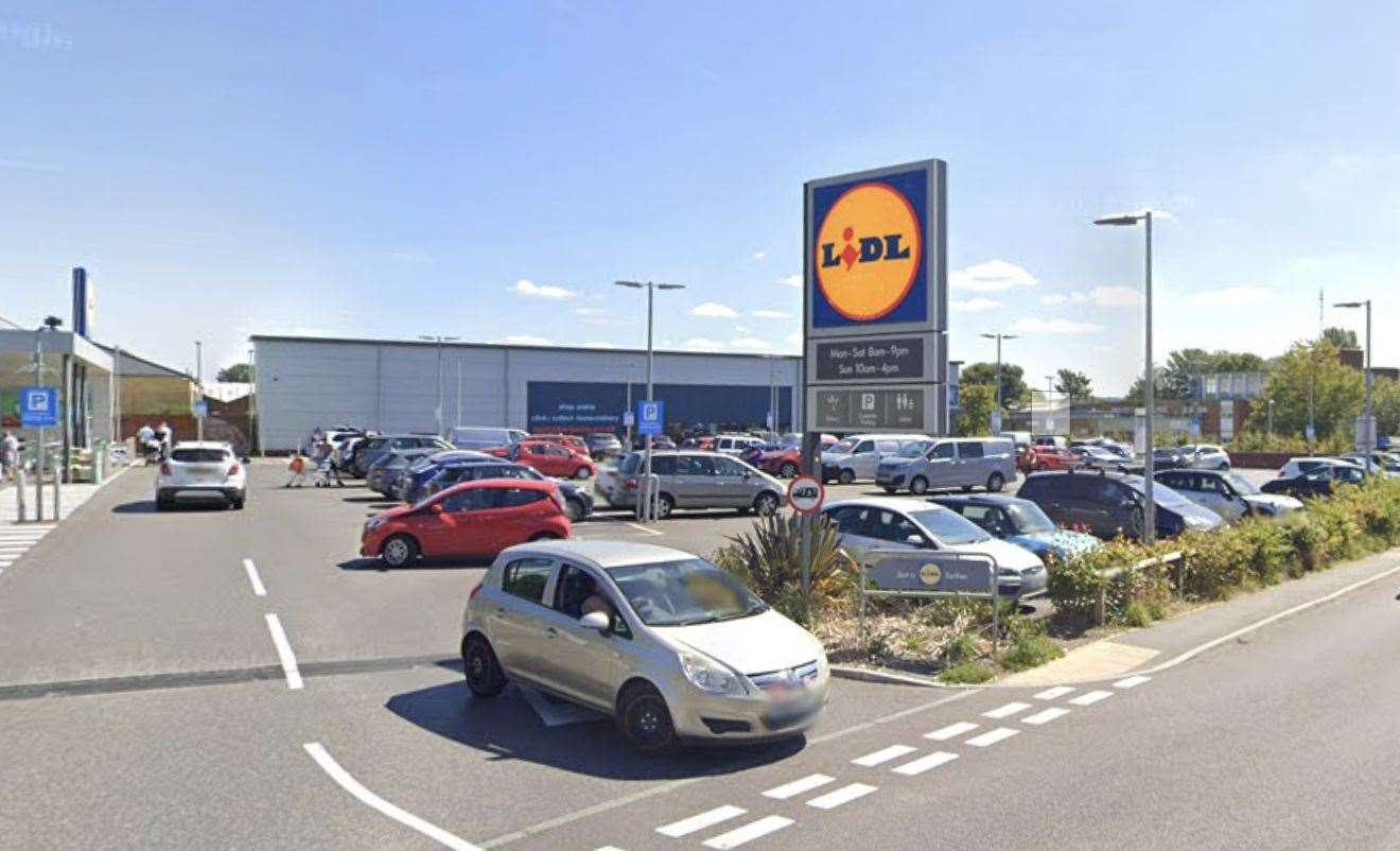 Stephen Ewens stole £200 of products from the Lidl store in Edenbridge in April 2023 and left without paying. Picture: Google Maps