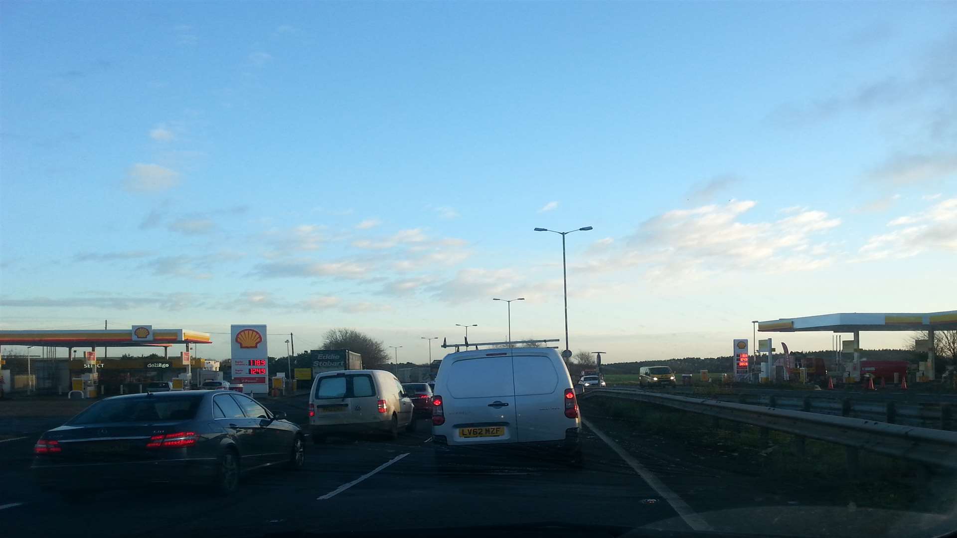 Traffic is queuing on the A249 this morning as a result of the incident