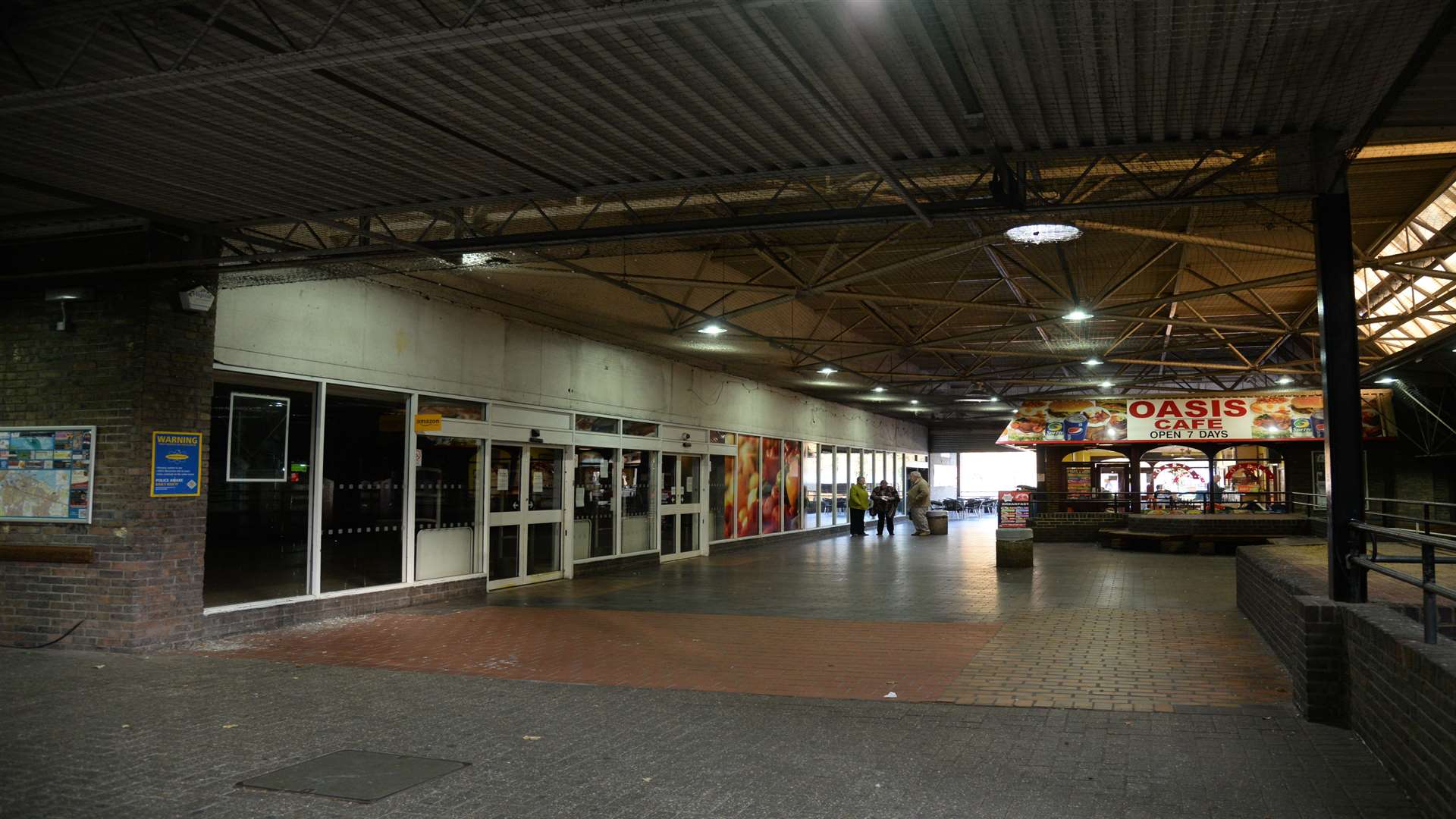 Traders say the mall is empty and dirty and is not maintained by Medway Council very well.