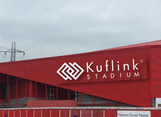 An artist's impression of the new stadium. Picture: Ebbsfleet United