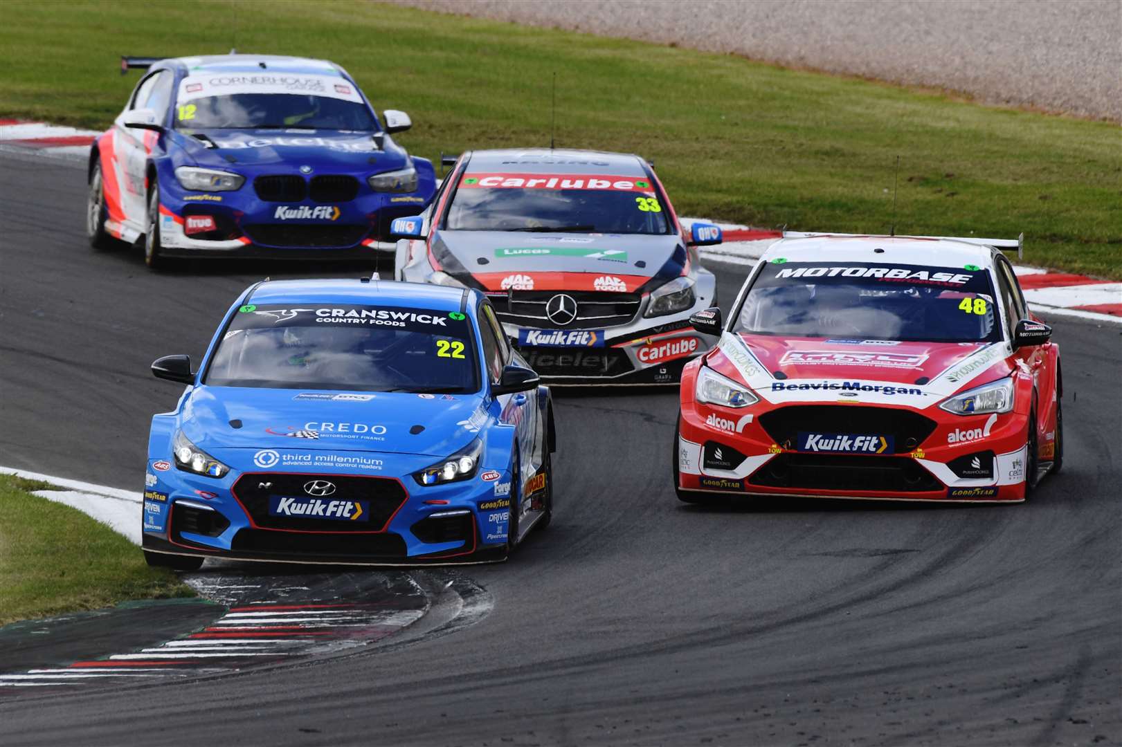 Ollie Jackson finished fifth in the third and final race at Donignton Park Picture: BTCC