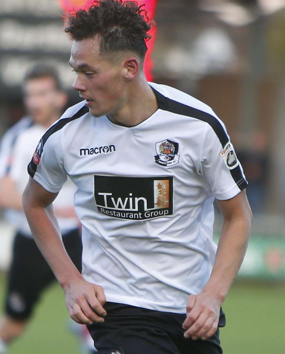Alfie Pavey pictured playing for Dartford Picture: Andy Jones