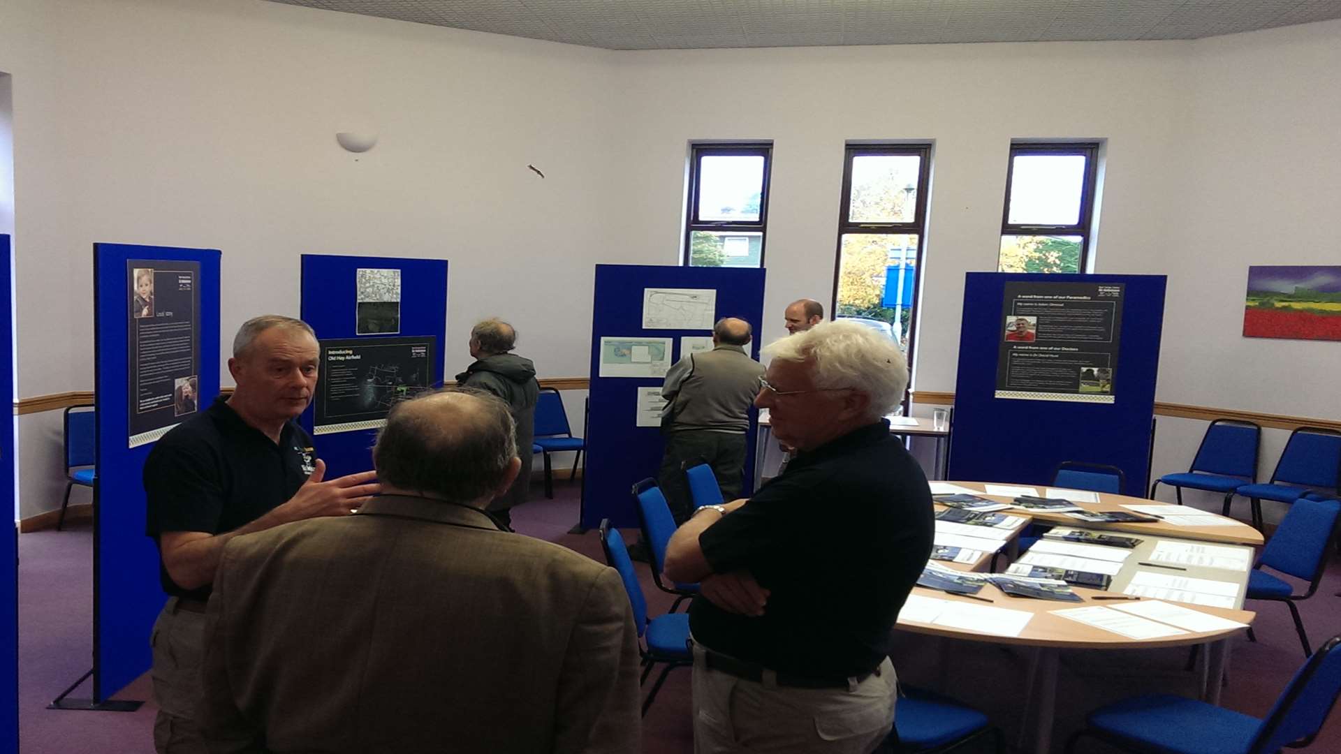 The exhibition was held at the weekend