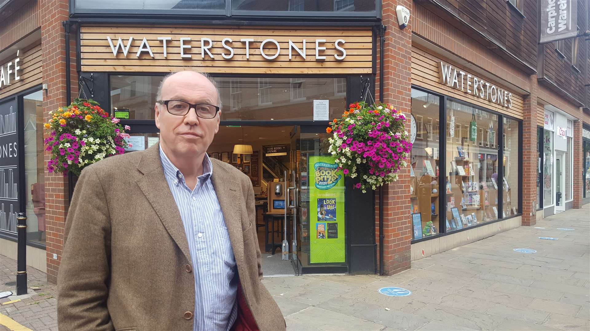 Martin Latham, manager of Waterstones in Canterbury