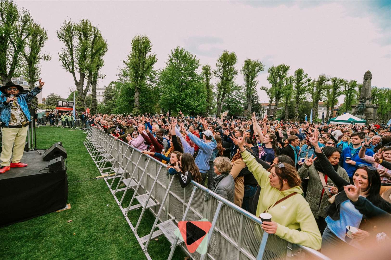 Music lovers at the City Sound Project festival in Canterbury in 2019