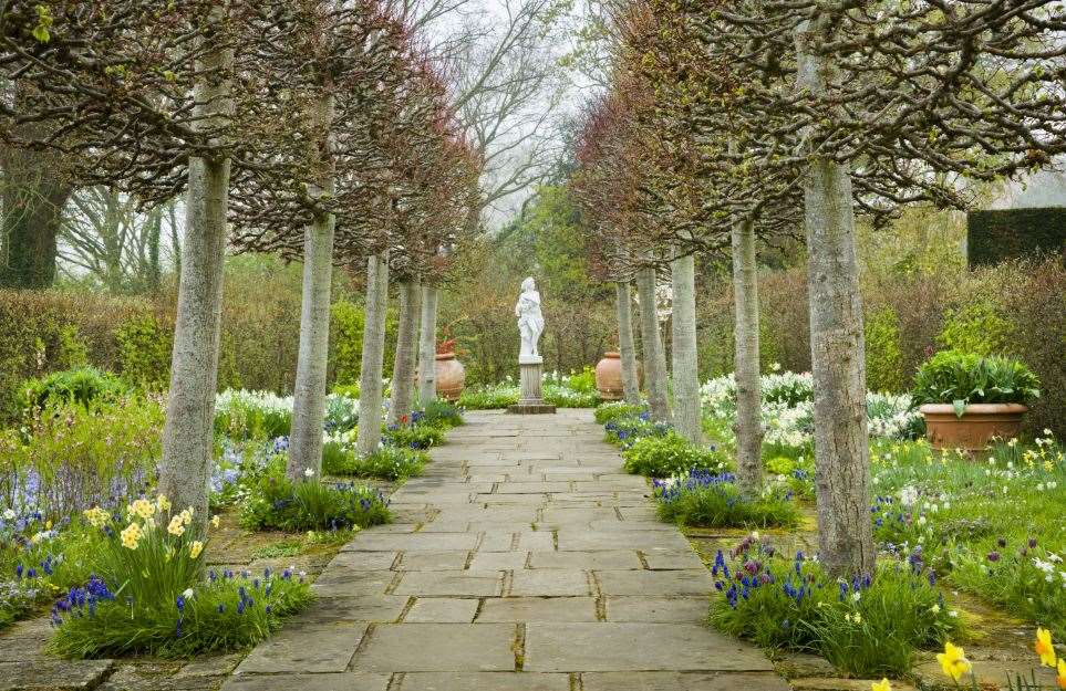 The Lime Walk at Sissinghurst Castle Garden will have less blooms but still be beautiful in winter