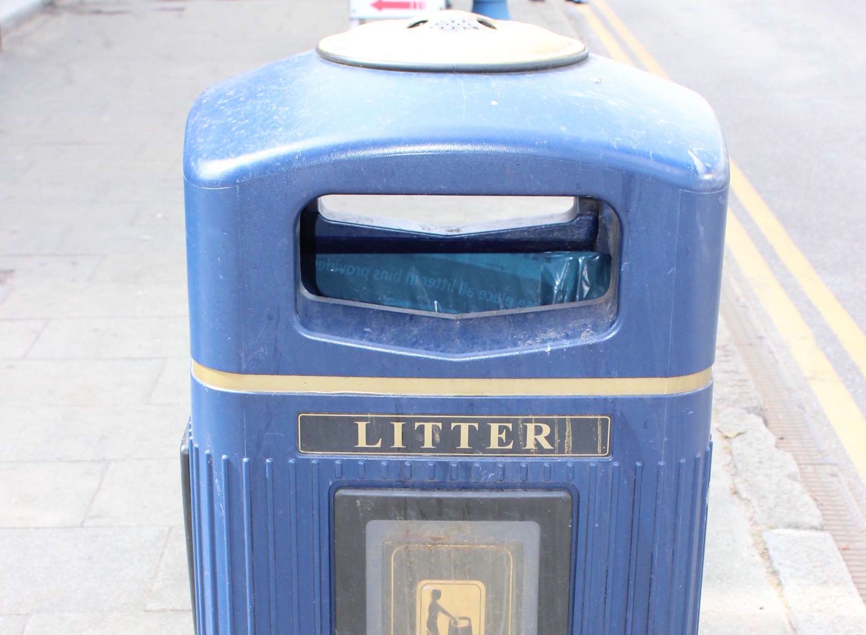 Old bin: Existing blue bins of Sheerness
