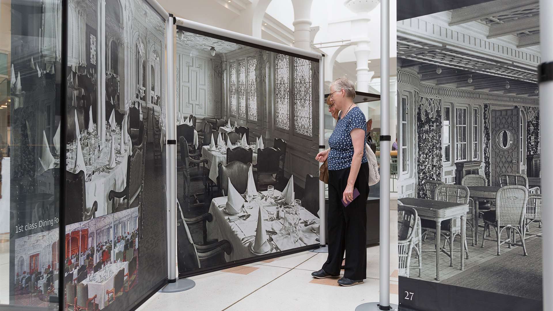 The Titanic In Photographs Exhibition at Royal Victoria Place