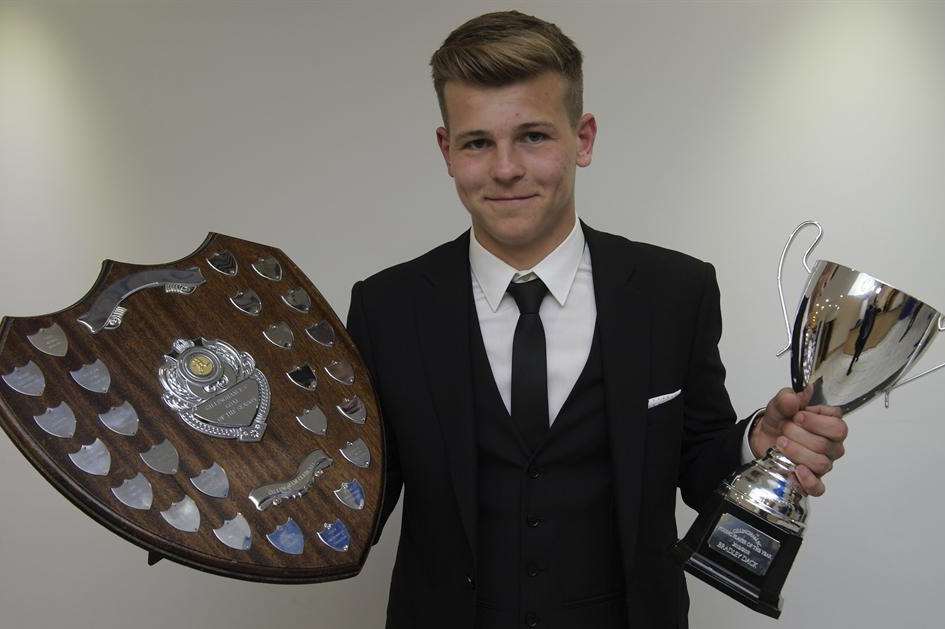 Jake Hessenthaler won young player-of-the-year and best goal trophies last season. Pictures: Andy Payton