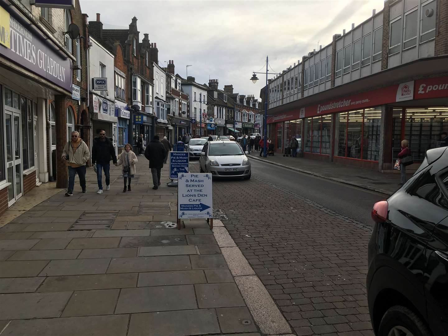 Shops in Sheerness High Street will have to implement new measures to keep visitors and staff safe