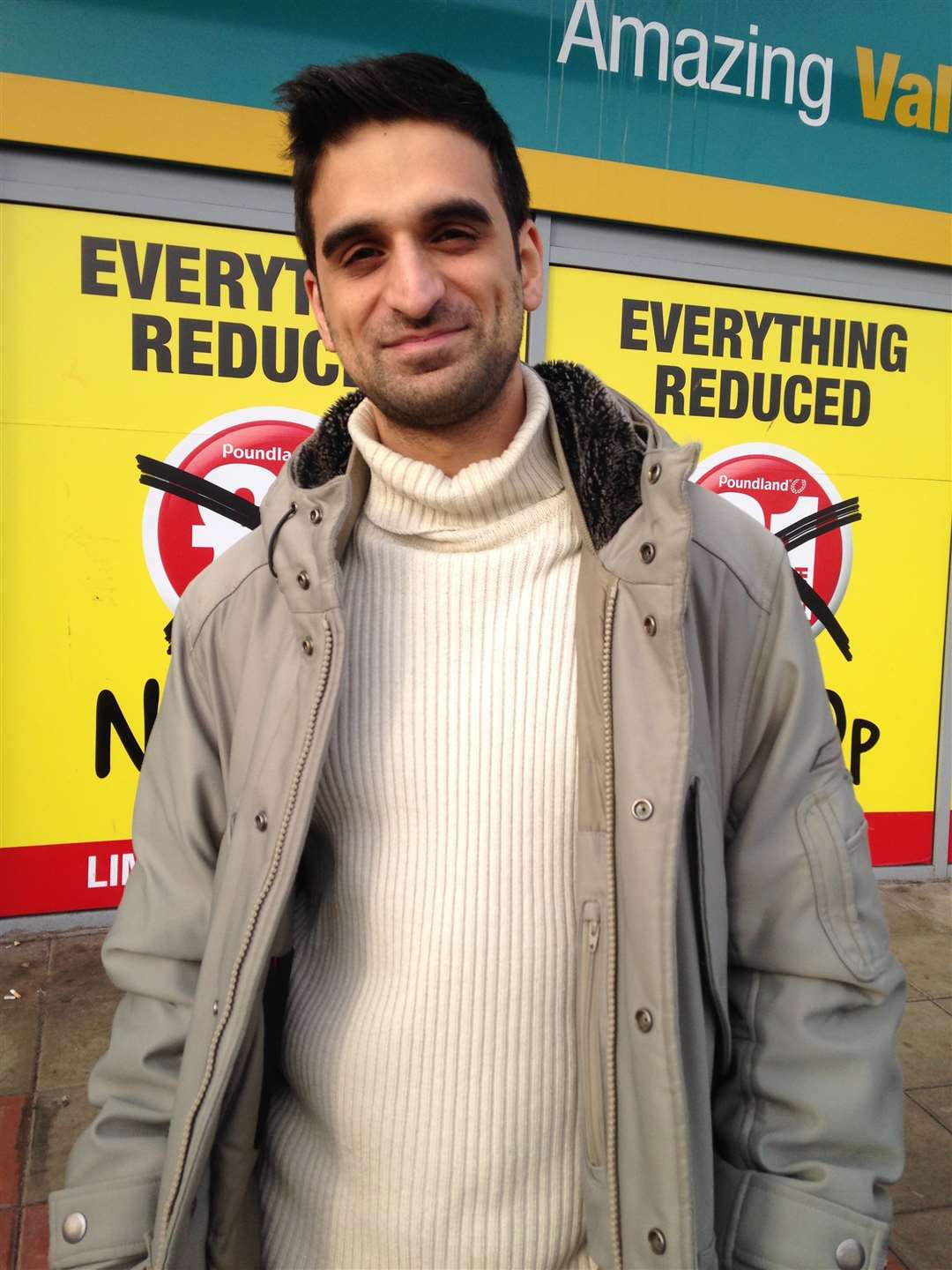 Omar Sharif, from Strood, is a regular at the store