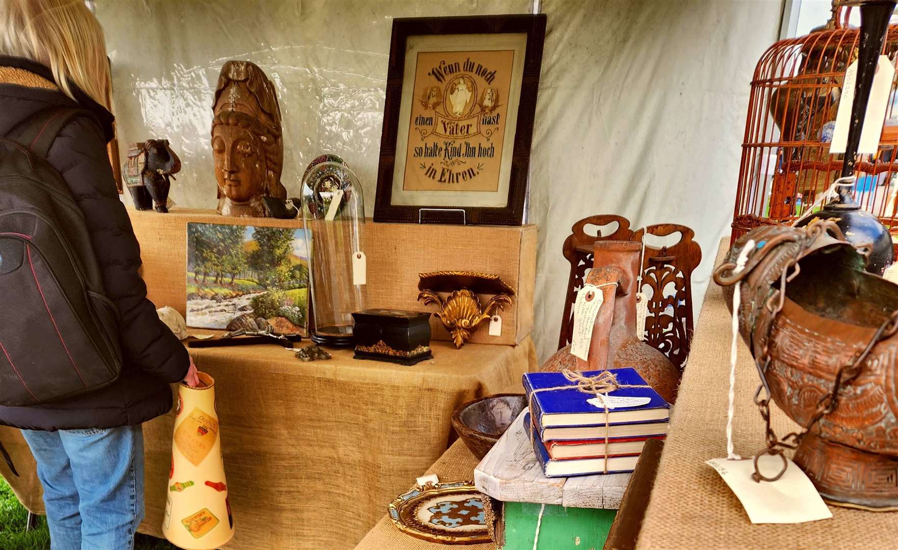 Discover vintage gems at this bustling antiques fair. Picture: Love Fairs
