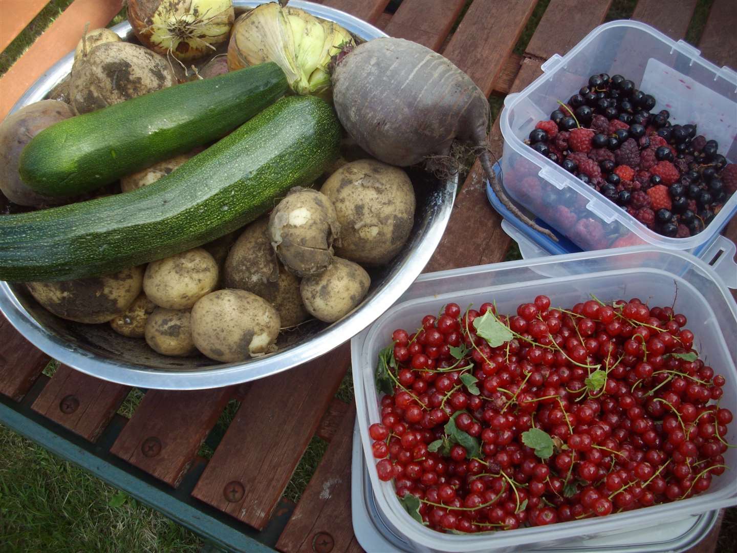 Mrs Parkin has been praised by some other allotment owners for generously giving away some of her produce