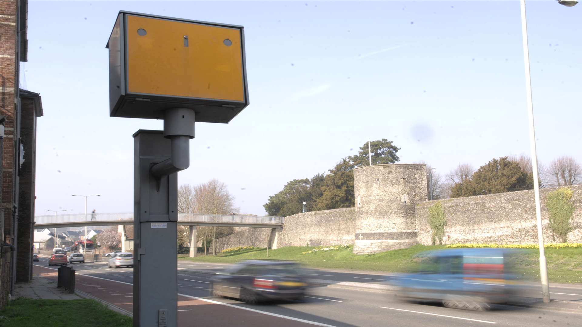 A speed camera in Canterbury