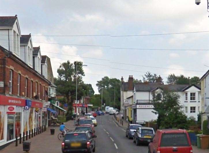 The accident happened in Rustall High Street. Picture: Google.