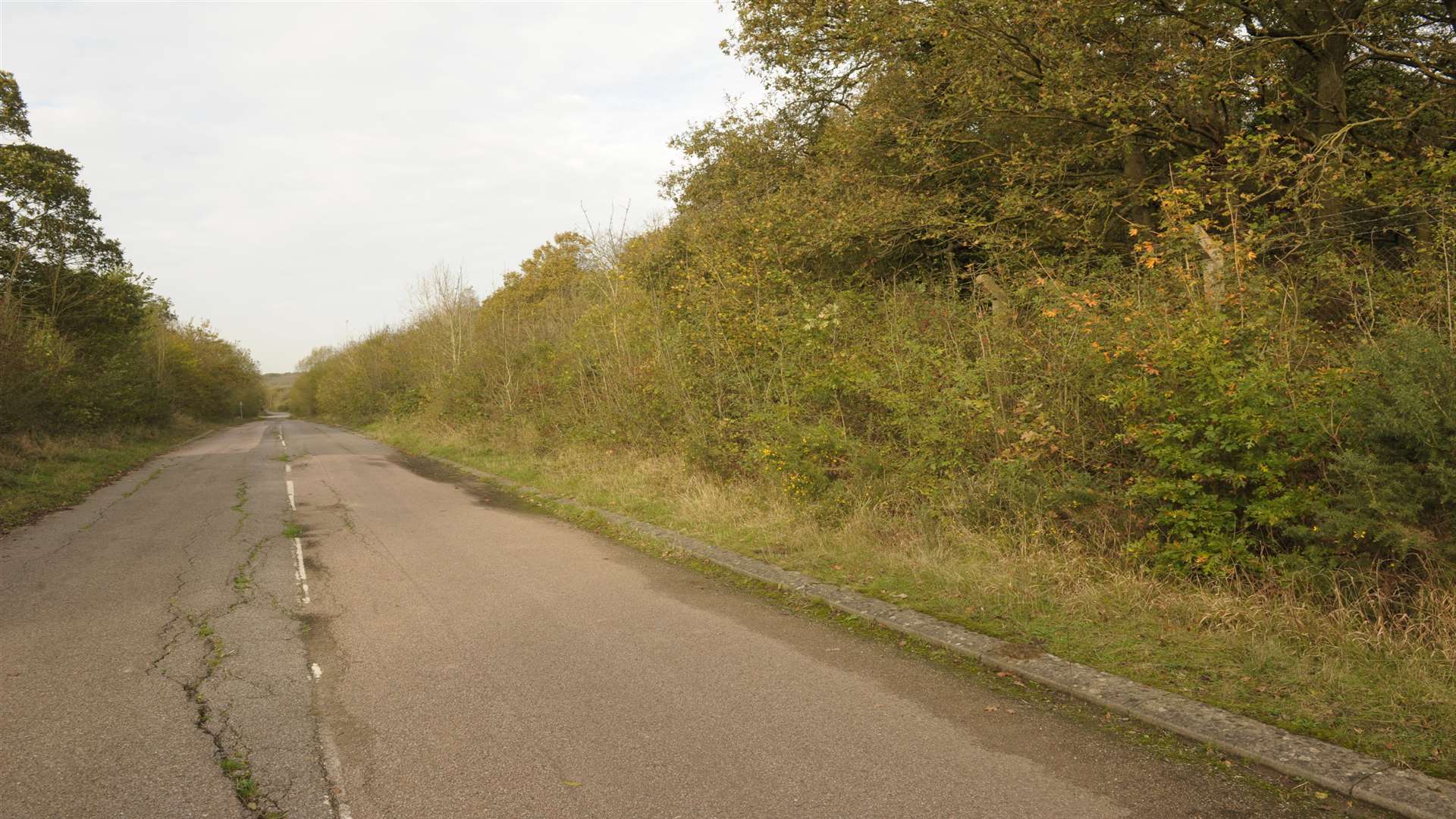Lochat Road which runs around the former army camp in Chattenden