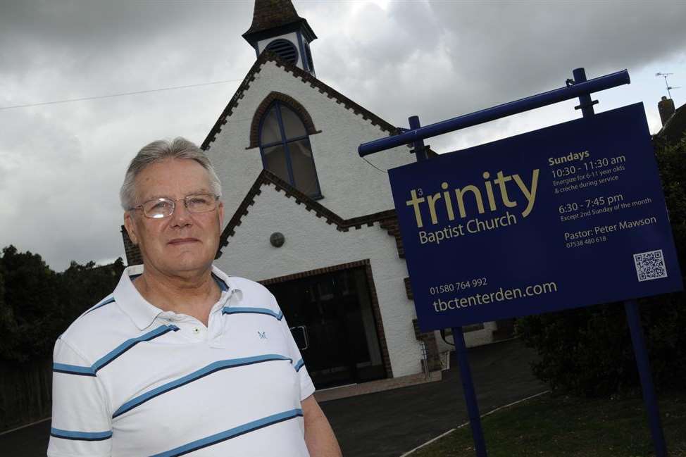 Pastor Peter Mawson, from Trinity Baptist Church, Tenterden, is concerned about the closure of the A28 outside his church
