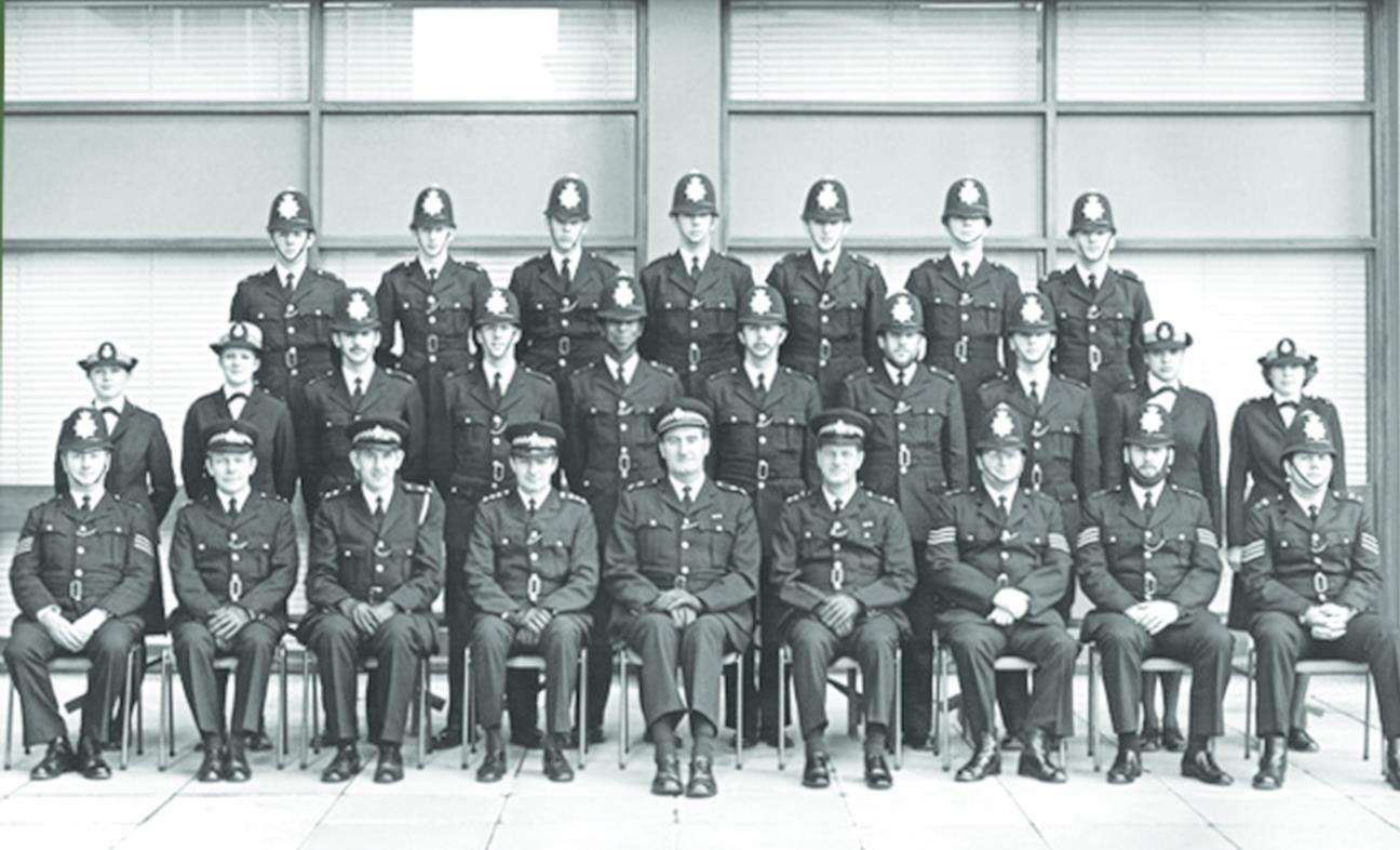 Michael Fuller was the only black face in his Hendon Police Training School graduation class of 1978
