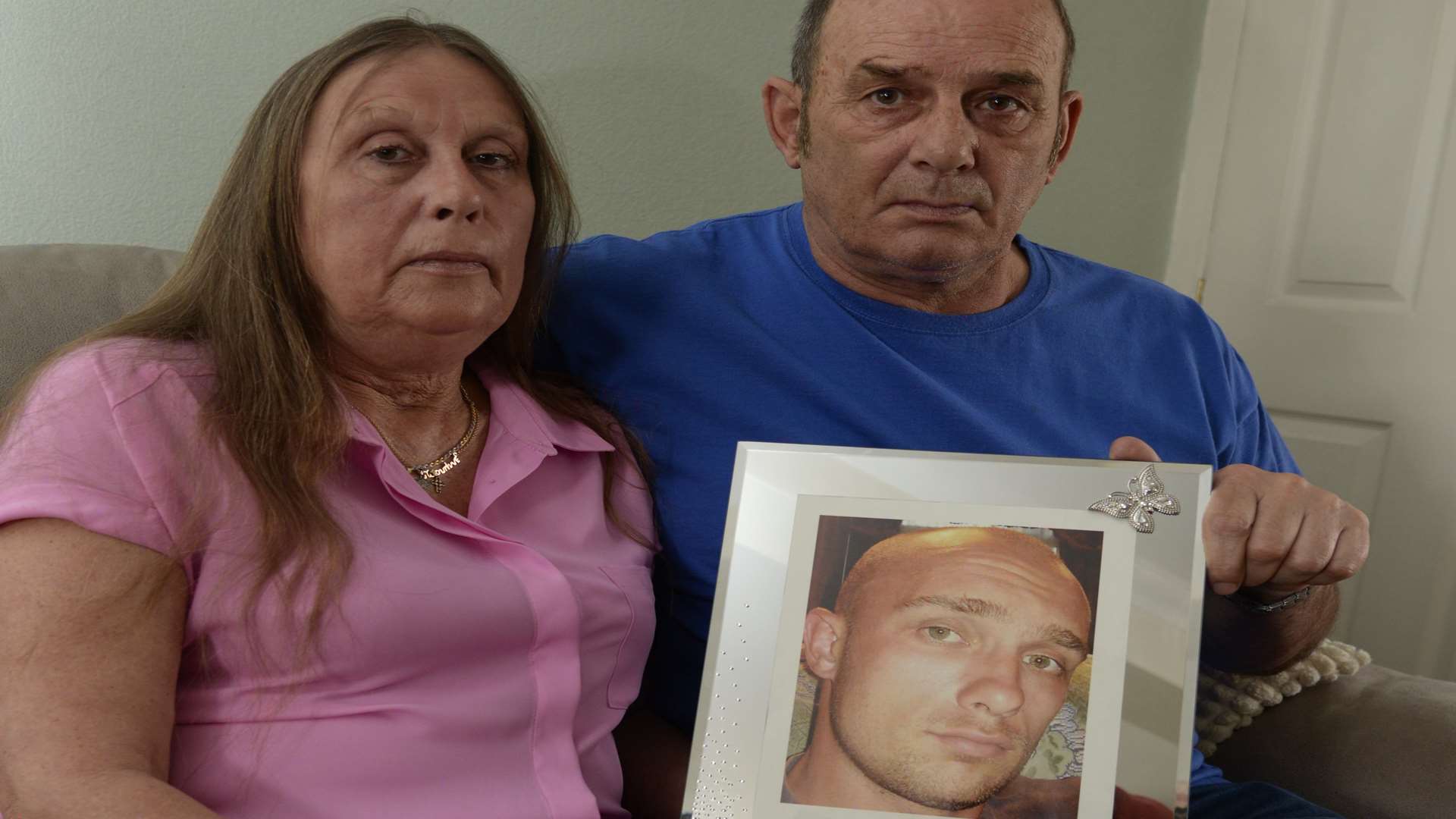 Pauline and Jim Green, whose son Matthew has been missing for 5-years. Picture: Chris Dave