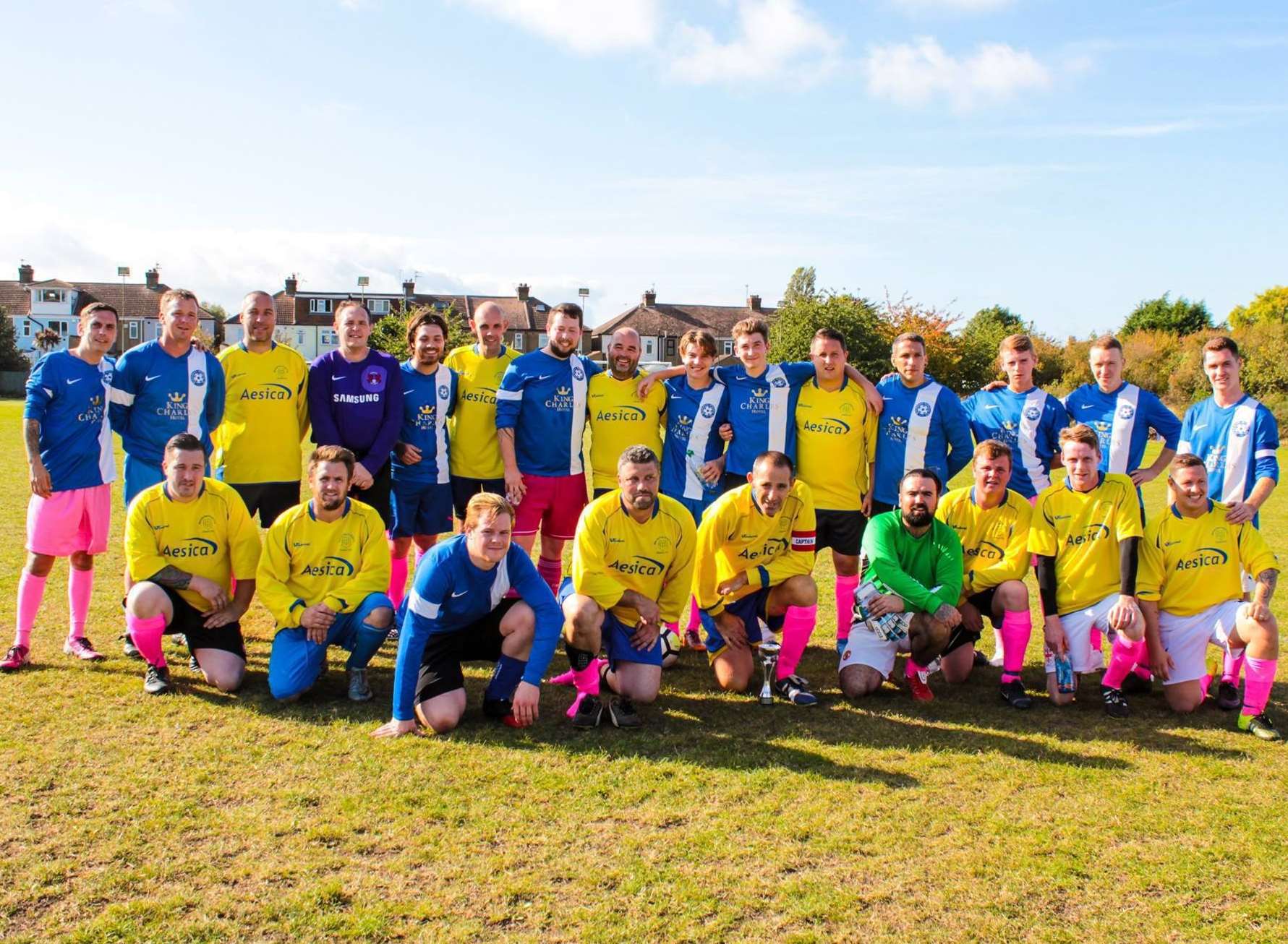 A charity football match was held at Sheerness East Working Men's Club, Halfway, in memory of Imogen Harty-Mulheron. Picture: Jemma Arbin