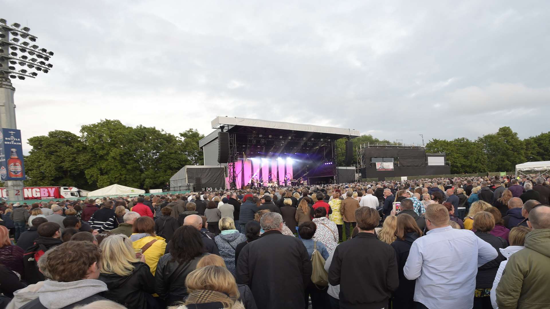 The Spitfire Ground is a popular location for open air concerts