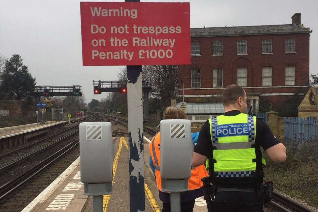 Southeastern reported an incident on a train. Picture: British Transport Police