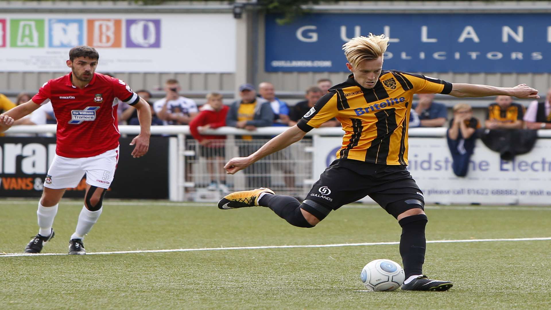 Joe Pigott misses from the penalty spot. Picture: Andy Jones