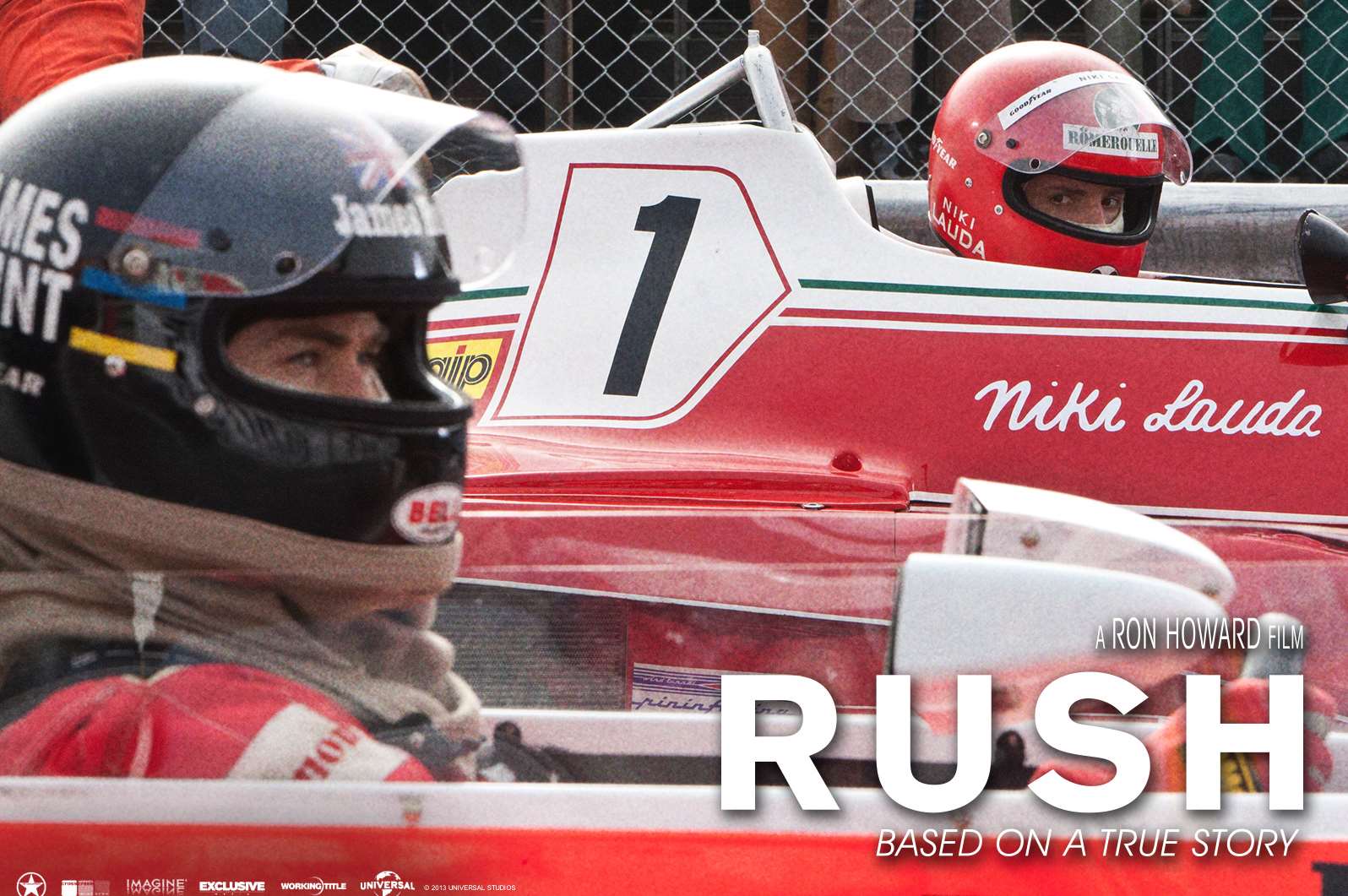 The poster for the movie Rush
