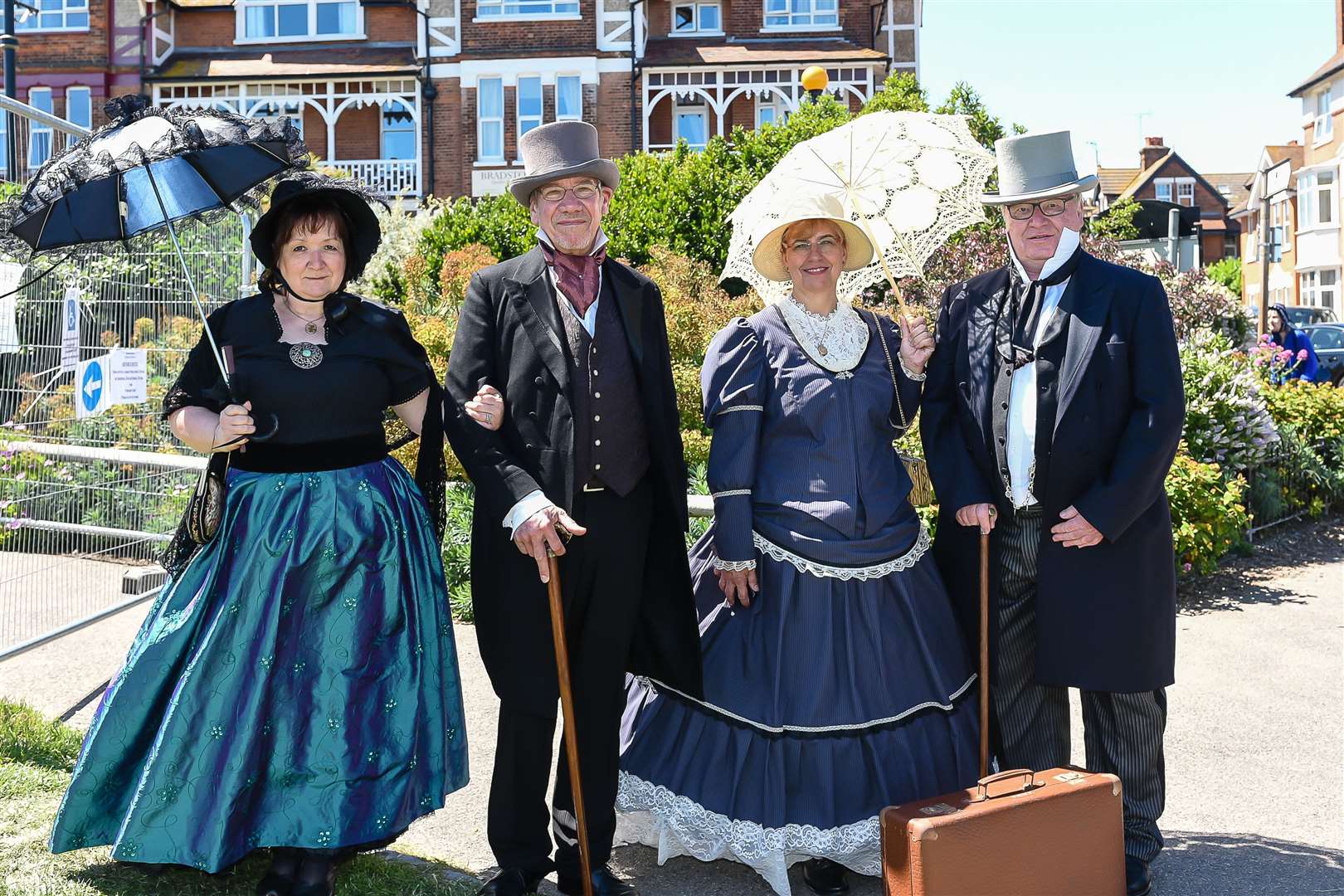 Visitors from Germany in their Dickensian costumes at the Broadstairs Dickens Festival in 2019 Picture: Alan Langley