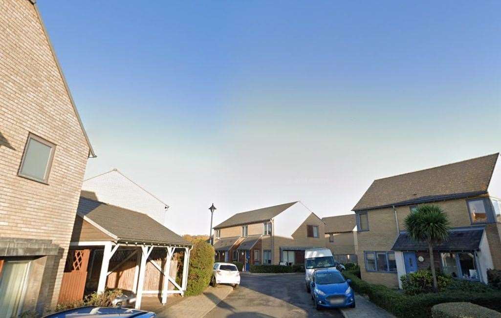Two fire engines attended the fire in Aster Drive, Chatham. Picture: Google