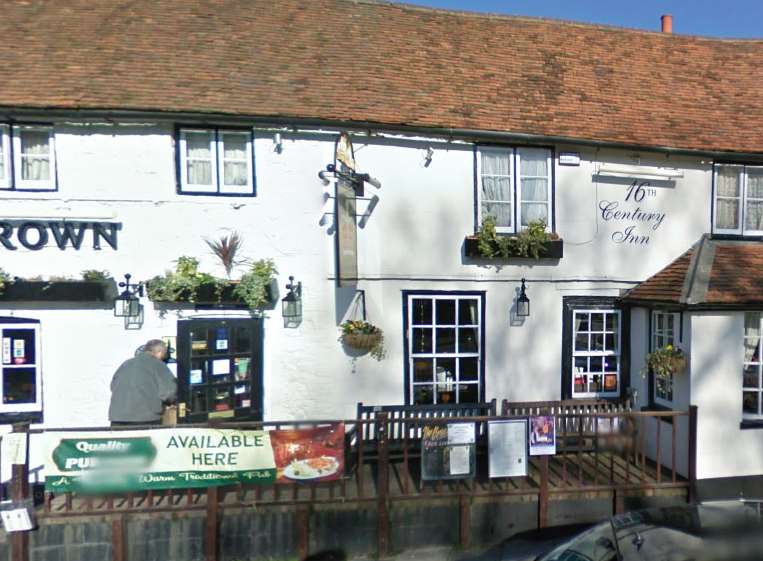 Russell Jarrett had been at the Crown at Otford. Picture: Google Street View
