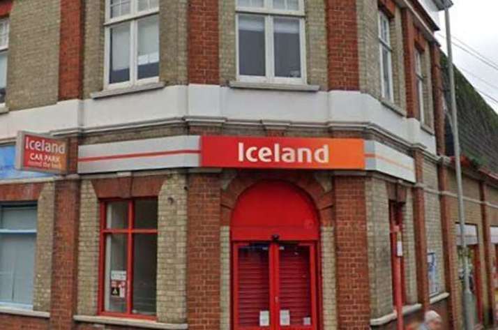 Iceland in Overcliffe, Gravesend was one of the stores Biriah targeted. Picture: Google
