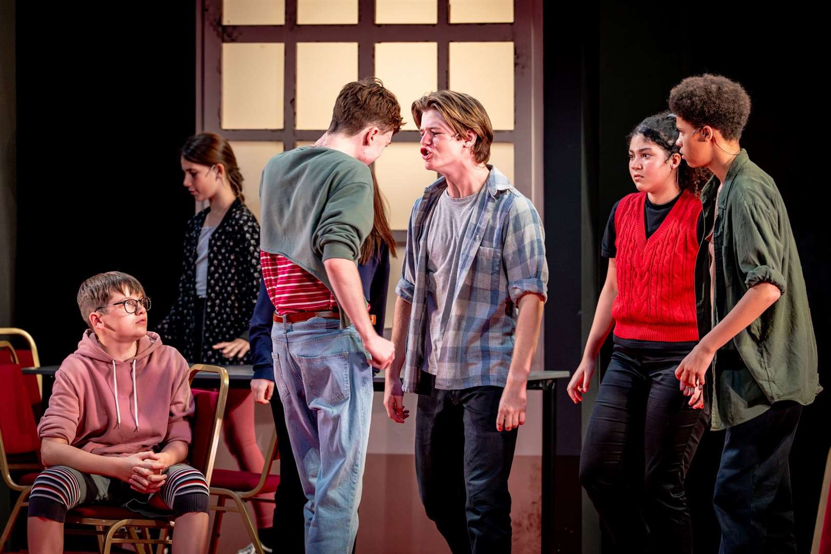 The teens making their theatrical debut charmed the audience, admittedly a large percentage of the crowd were direct relatives. Picture: The Marlowe Theatre/Steve Gregson