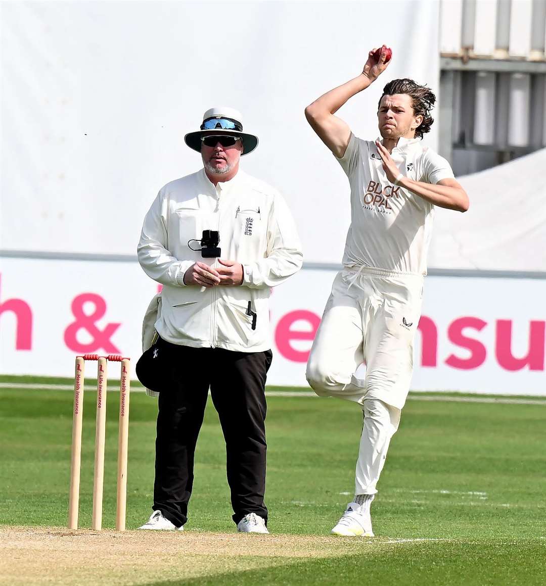 George Garrett earned praise from head coach Matt Walker and delivered match figures of 3-99 at Chelmsford. Picture: Barry Goodwin